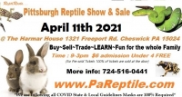 Pittsburgh Reptile Show and Sale April 11th 2021