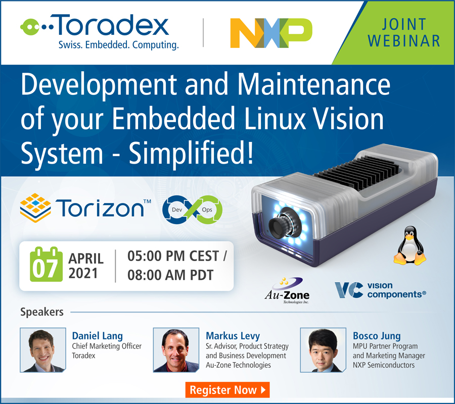 Webinar: Development and Maintenance of your Embedded Linux Vision System – Simplified!, Horw, Bern, Switzerland