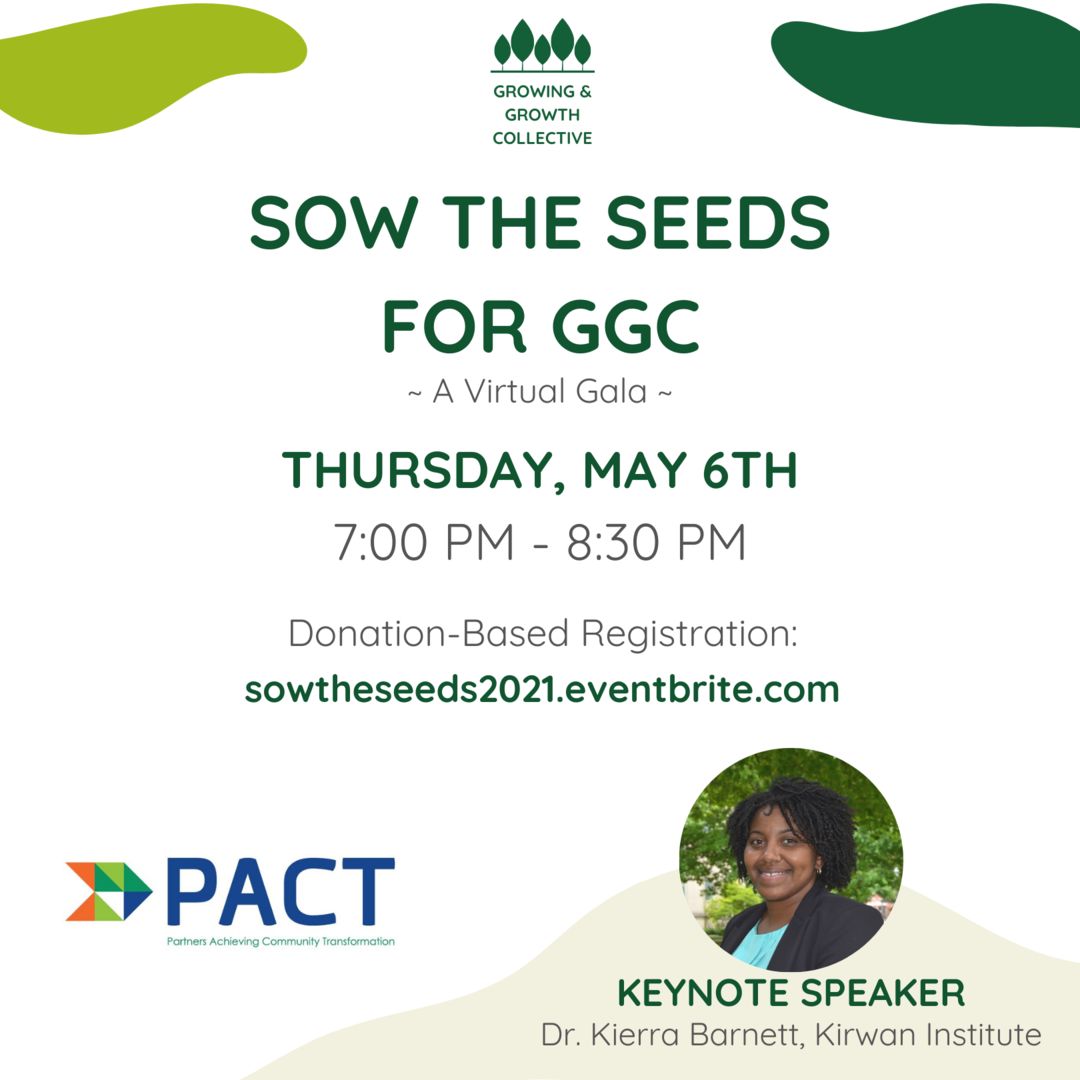 Sow the Seeds for GGC ~ a Virtual Gala for the Growing and Growth Collective, Columbus, Ohio, United States