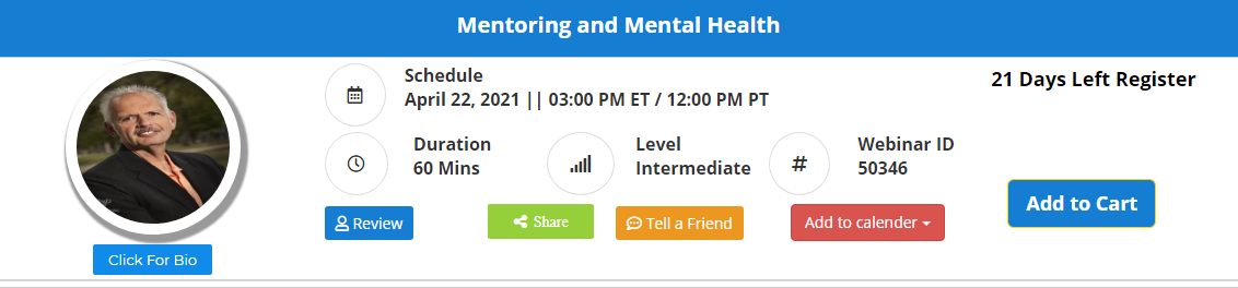 Mentoring and Mental Health, Leawood, Kansas, United States