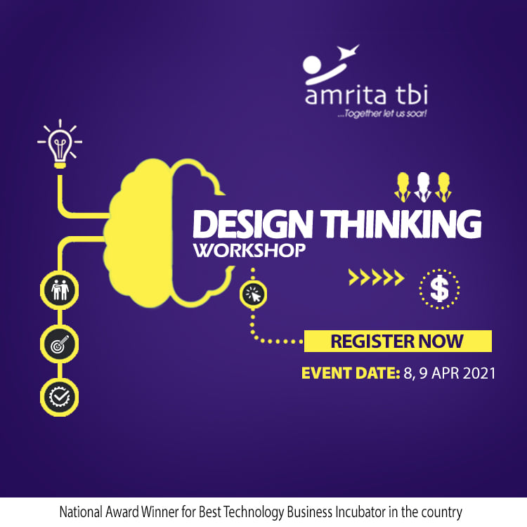Desgin Thinking Workshop by Amrita TBI, Kollam, Kerala, India