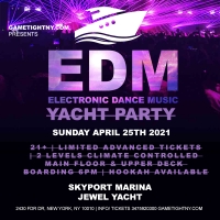 EDM Techno House Sunday Sunset Yacht Party Cruise at Skyport Marina Jewel Yacht 2021
