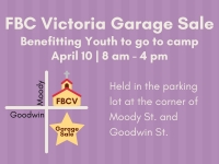 FBC Victoria Garage Sale