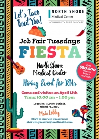 RN Hiring Event – Taco 'Bout You! Tuesday – on 4/13 | North Shore Medical Center