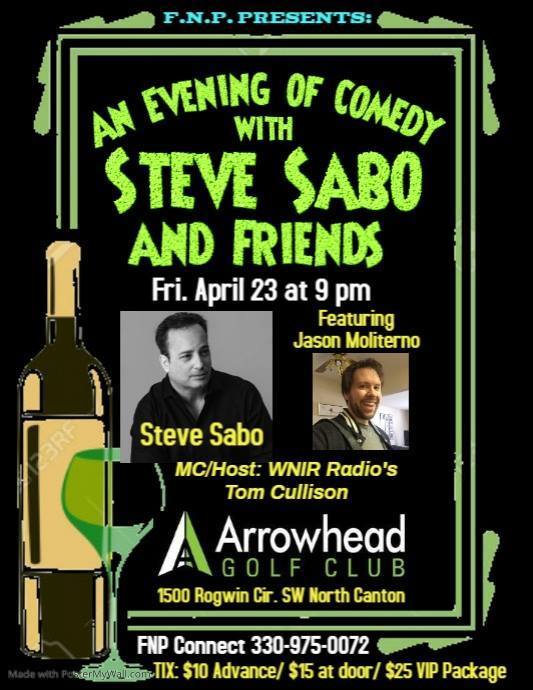 An Evening of Comedy with Steve Sabo & Friends, North Canton, Ohio, United States