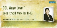 DOL Wage Level 1: Does It Still Work For H-1B?