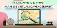 Sexual Assault Awareness Month (SAAM) Virtual Scavenger Hunt with Shannon Jackson. Sign Up Now!