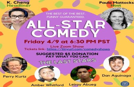 All-Star Comedy Show: The Last Stars, Online Event, United States