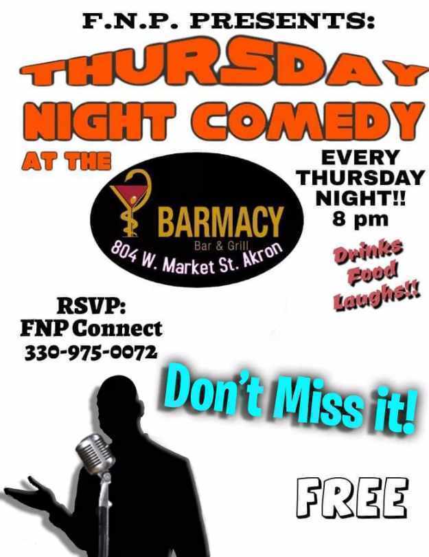 Thursday Nite Comedy at Barmacy, Akron, Ohio, United States