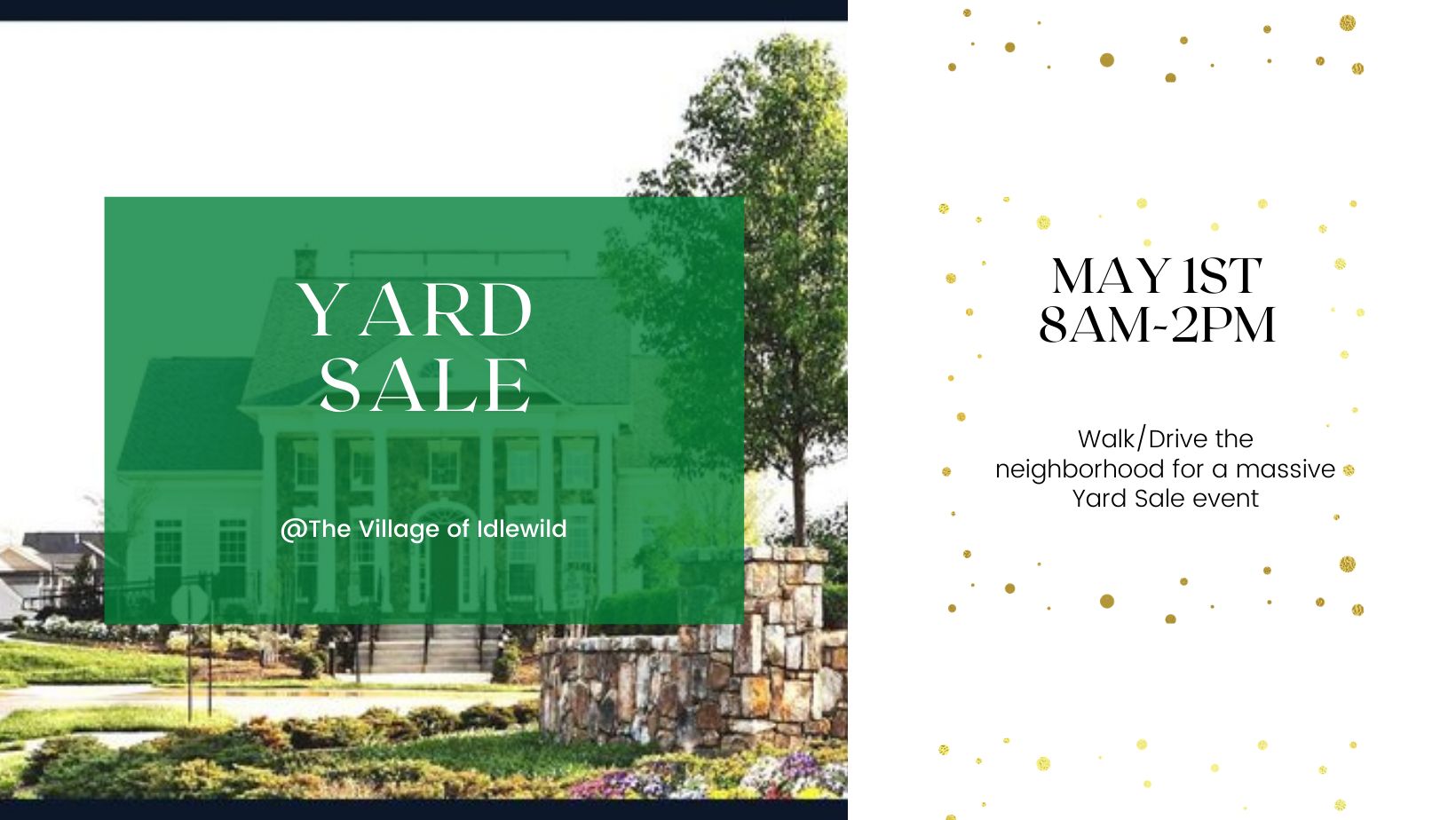Idlewild Neighborhood Yard Sale, Fredericksburg City, Virginia, United States