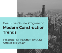Executive Online Program - Modern Construction Trends | REMI