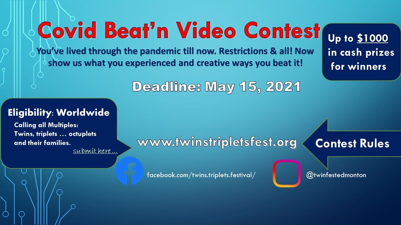 Covid Beat’n Video Contest, Edmonton, Alberta, Canada