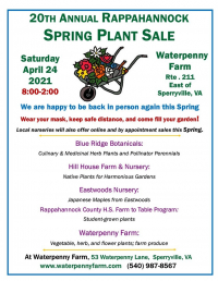 Rappahannock Spring Plant Sale
