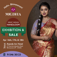 The Great Indian Handloom Exhibition & Sale From Mugdha is back at Bhimavaram