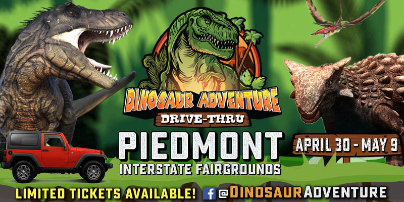 Dinosaur Adventure Drive-Thru Greenville-Spartanburg, Sc, Spartanburg, South Carolina, United States