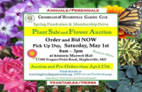 Plant Sale and Flower Auction, Crossroads of Hughesville Garden Club