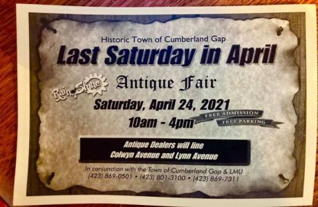 Last Saturday in April Antique Show, Cumberland, Tennessee, United States