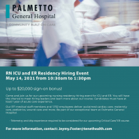 RN ICU and ER Residency Hiring Event - 5/14