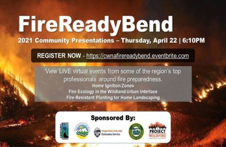 Fire Ready Bend - Wildfire Preparedness Education, Online Event, United States