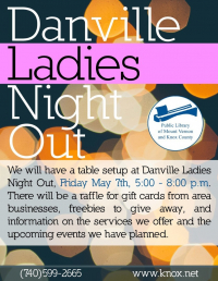 Danville Public Library Ladies Night Out