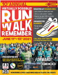 Keep Kids Alive Drive 25 Live Forward! 5K Run-Walk to Remember