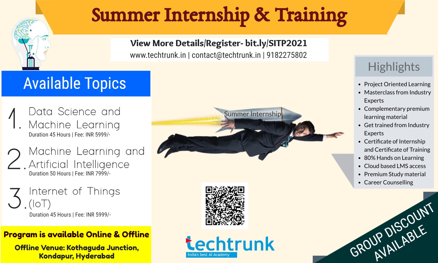 Online Summer Internship Program 2021, Hyderabad, Telangana, India
