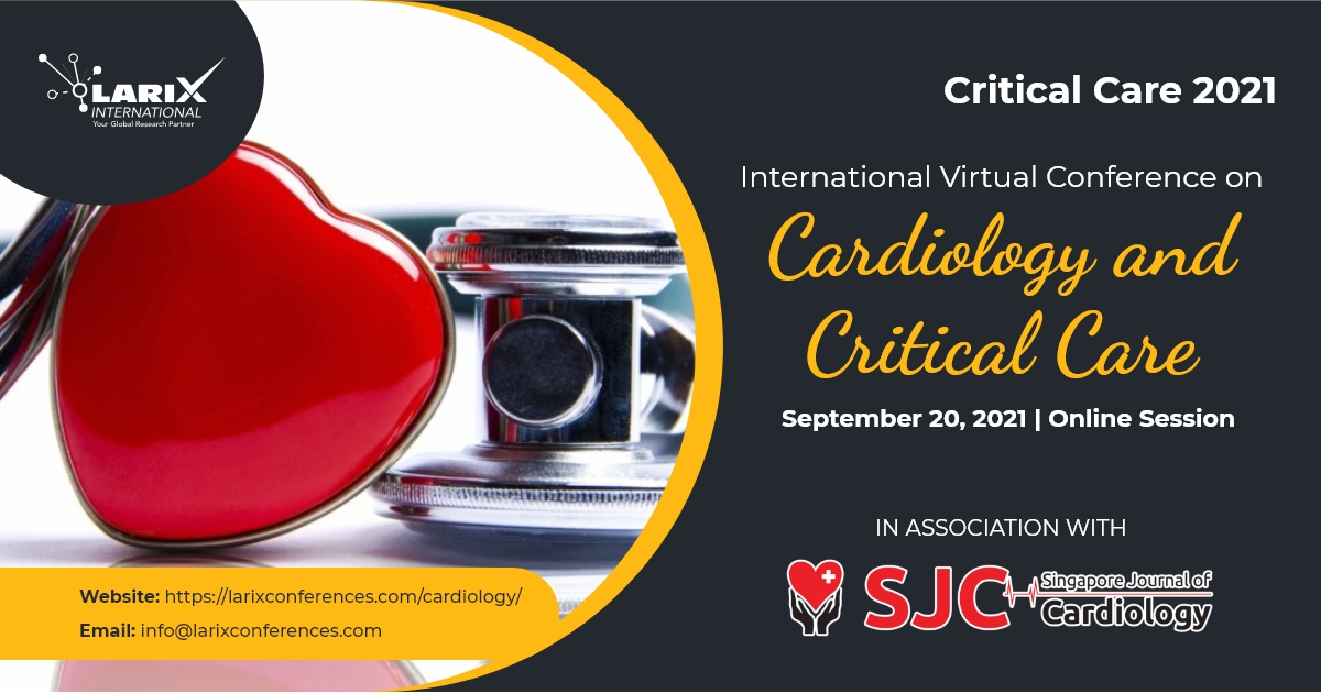 International Virtual Conference on Cardiology and Critical Care, Singapore