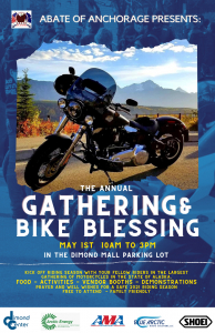 The Gathering at the Bike Blessing