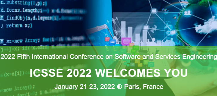 2022 Fifth International Conference on Software and Services Engineering (ICSSE 2022), Paris, France
