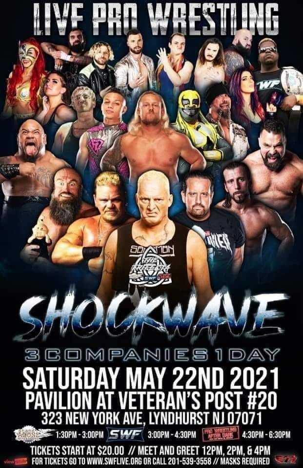PWAD/SWF/SAW Present Shockwave Wrestling, Lyndhurst, New Jersey, United States
