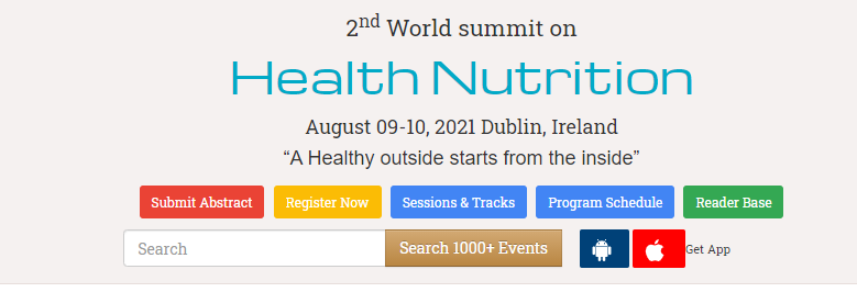 2nd World summit on  Health Nutrition, 