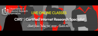 CIRS Certification Internet Reseach Training Program
