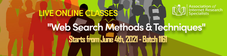 Web Search Methods & Techniques Live Training Program, Toronto, Ontario, Canada