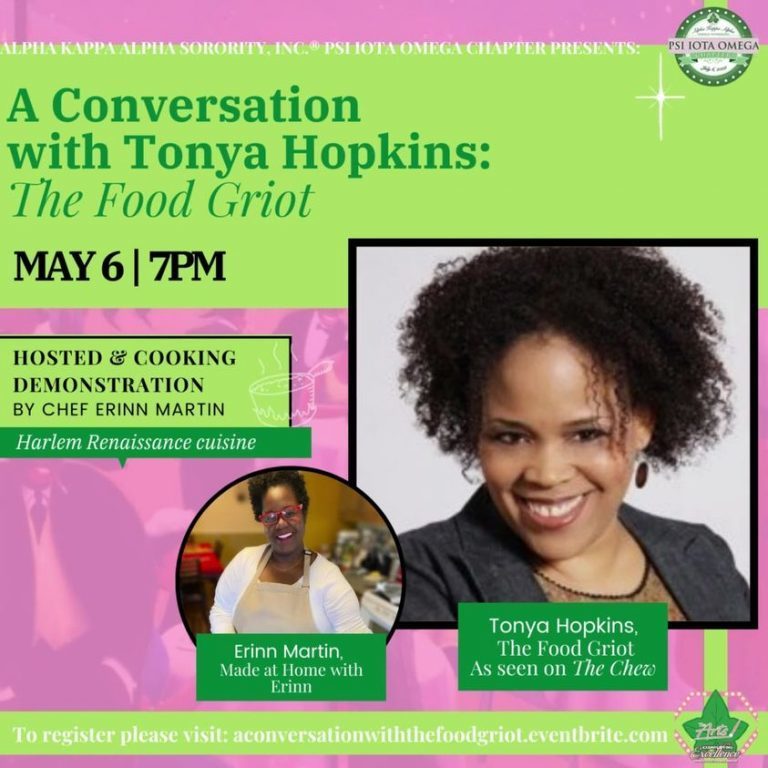 A Conversation with Tonya Hopkins - The Food Griot, Virtual Event, United States