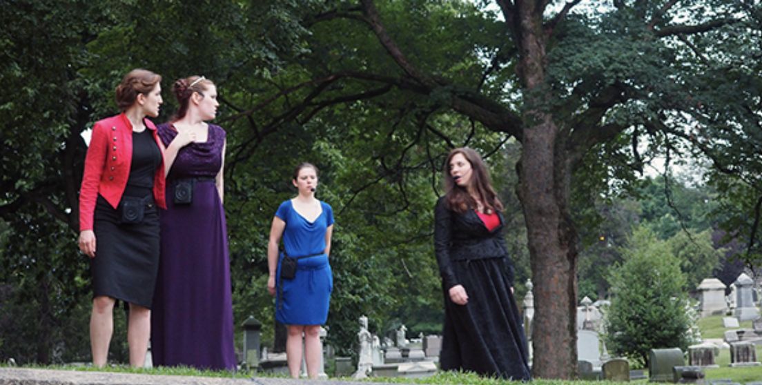 A Comedy in One Act at West Laurel Hill on Saturday, May 22, 2021, Bala Cynwyd, Pennsylvania, United States