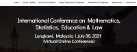 International Conference on Mathematics, Statistics, Education & Law