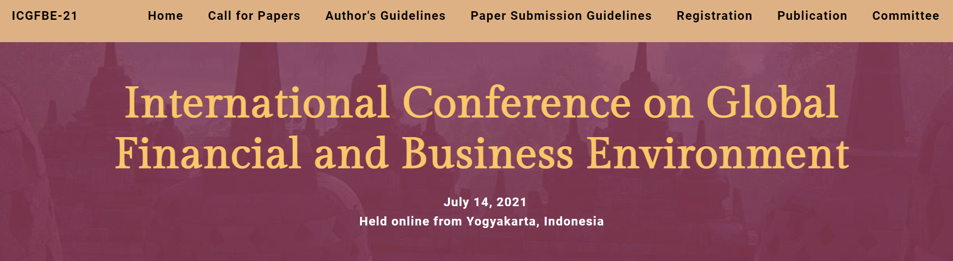 International Conference on Global Financial and Business Environment, Yogyakarta, Indonesia
