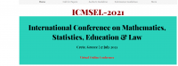 International Conference on Mathematics, Statistics, Education & Law