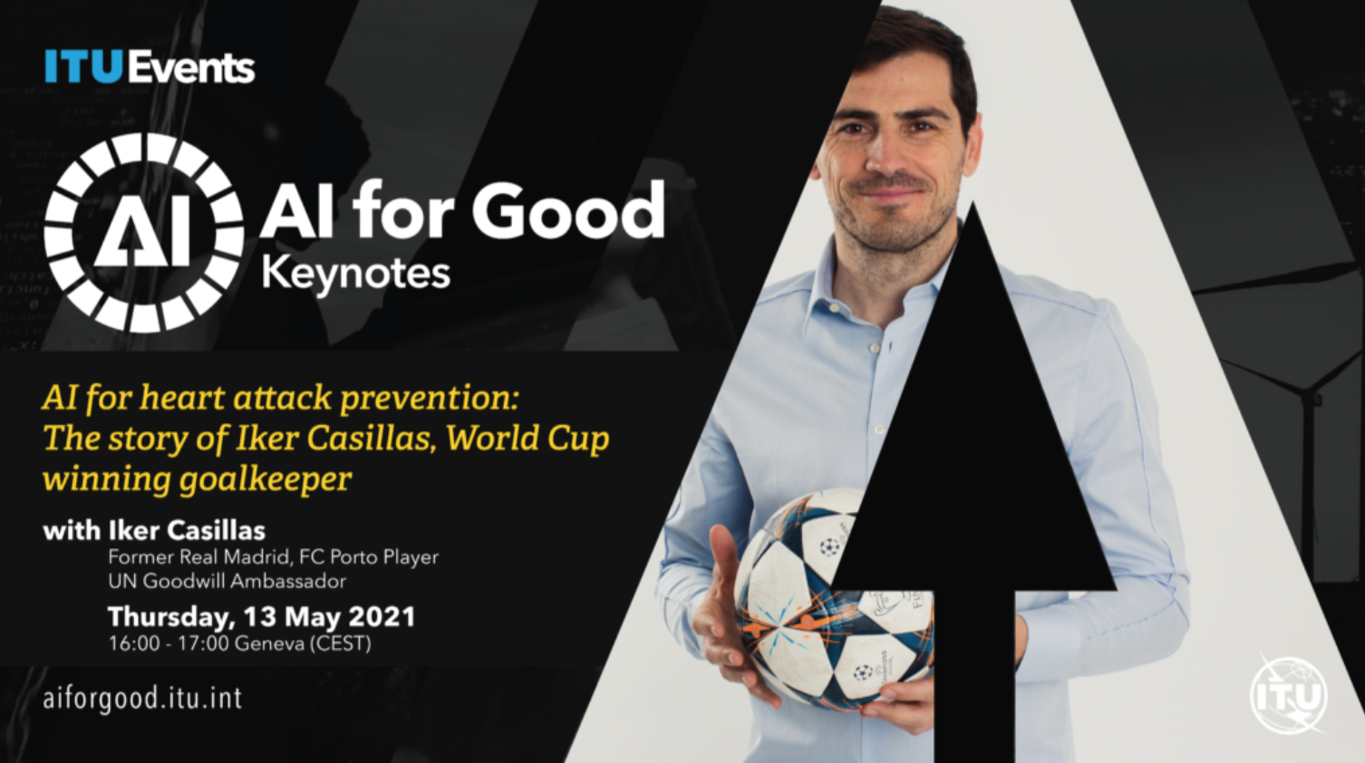 AI for Heart Attack Prevention: The Story of Iker Casillas, World Cup Winning Goalkeeper, Geneva, Genf, Switzerland