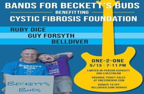 Live/Livestream: Guy Forsyth, Belldiver and Ruby Dice - Benefitting the Cystic Fibrosis Foundation, Austin, Texas, United States