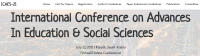 International Conference on Advances In Education & Social Sciences