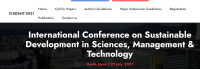 International Conference on Sustainable Development in Sciences, Management & Technology