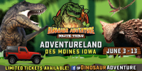 Dinosaur Adventure Drive-Thru Des Moines, IA