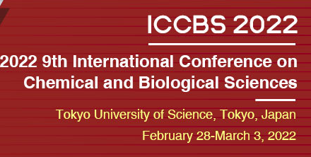 2022 9th International Conference on Chemical and Biological Sciences (ICCBS 2022), Tokyo, Japan