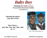 Baby Boy: Paintings by Malik Greene