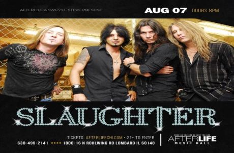 SLAUGHTER at Afterlife Music Hall, Lombard, Illinois, United States