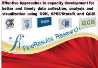 Better and Timely Data Collection Analysis and Visualization Using ODK SPSS Stata R and QGIS