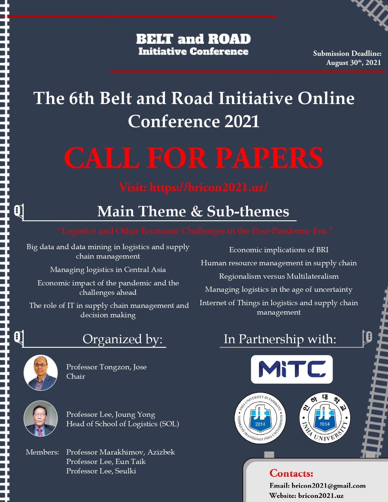 The 6th Belt and Road Initiative Online Conference 2021, Tashkent, Tashkent city, Uzbekistan