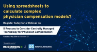 5 Reasons to Consider Centrally Managed Technology for Physician Compensation