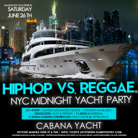 NYC Hip Hop vs Reggae® Midnight Cruise Skyport Marina Cabana Yacht